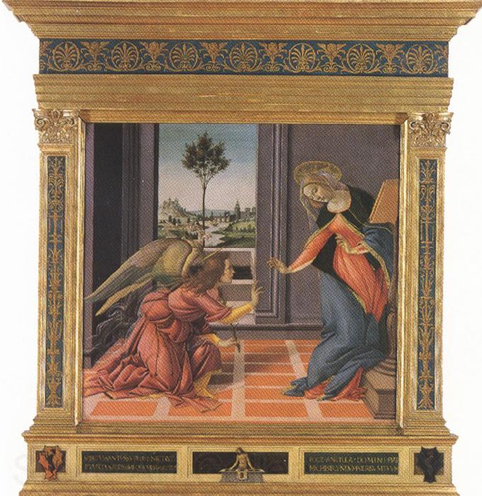 Sandro Botticelli Annunciation (mk36) France oil painting art